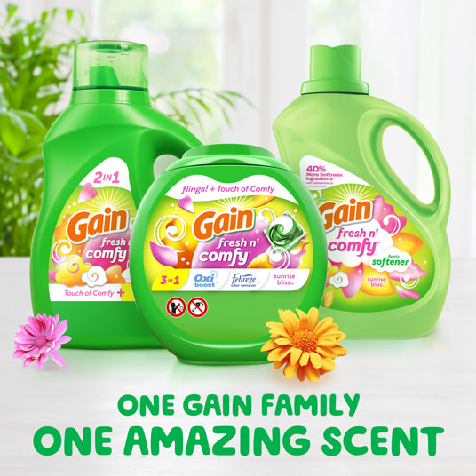 One Gain family, one amazing scent