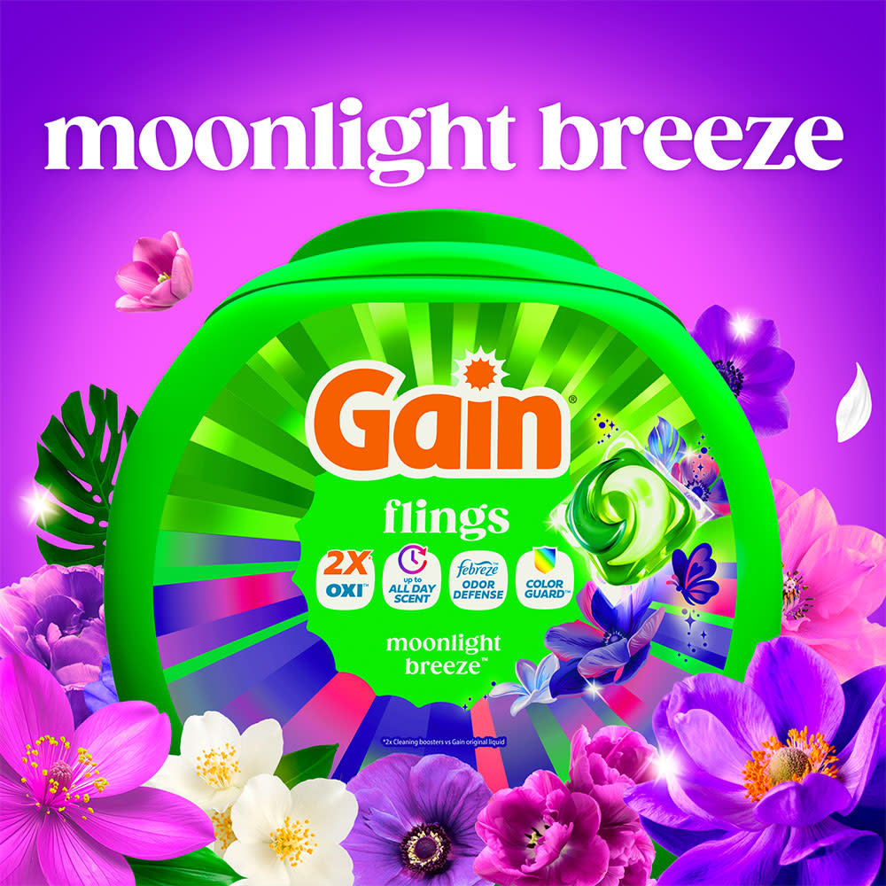 Gain Moonlight Breeze Flings Laundry Detergent 