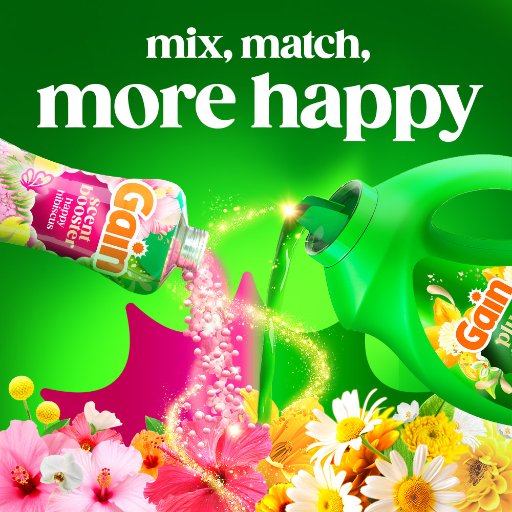 Gain Happy In-Wash Laundry Scent Booster Beads