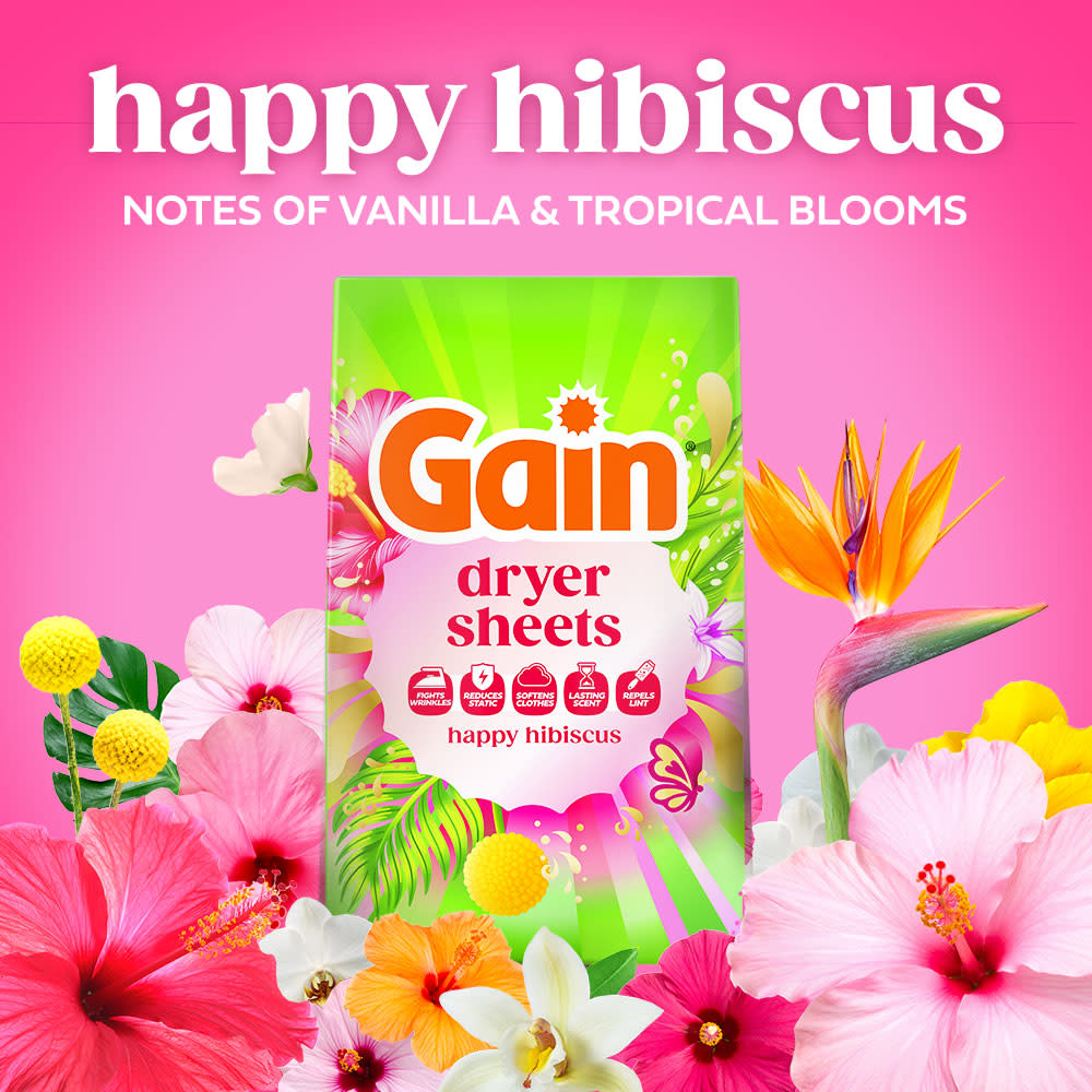 Gain Happy Fabric Softener Sheets