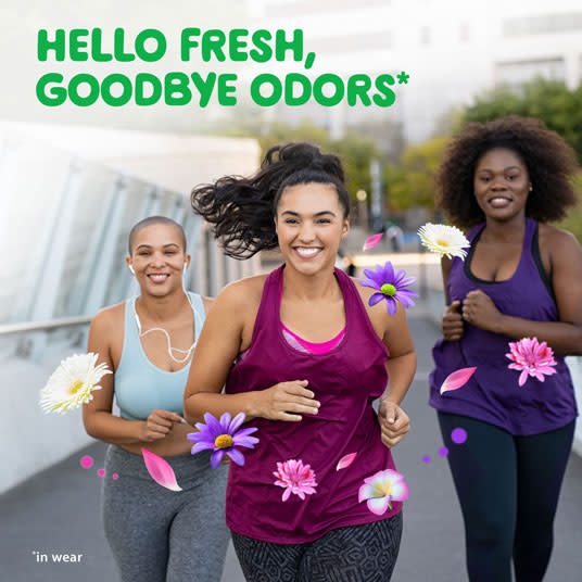 Gain+ Odor Defense Super Fresh Blast Flings Laundry Detergent Hello Fresh, Goodbye Odors