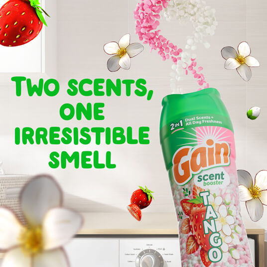 Tango Strawberry Shea 2-in-1 Laundry Scent Beads | Gain