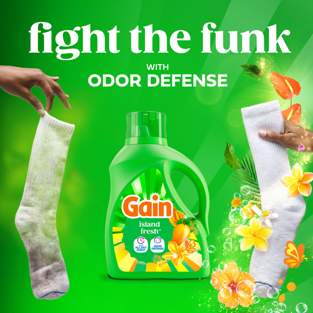 Gain Island Fresh Liquid Laundry Detergent