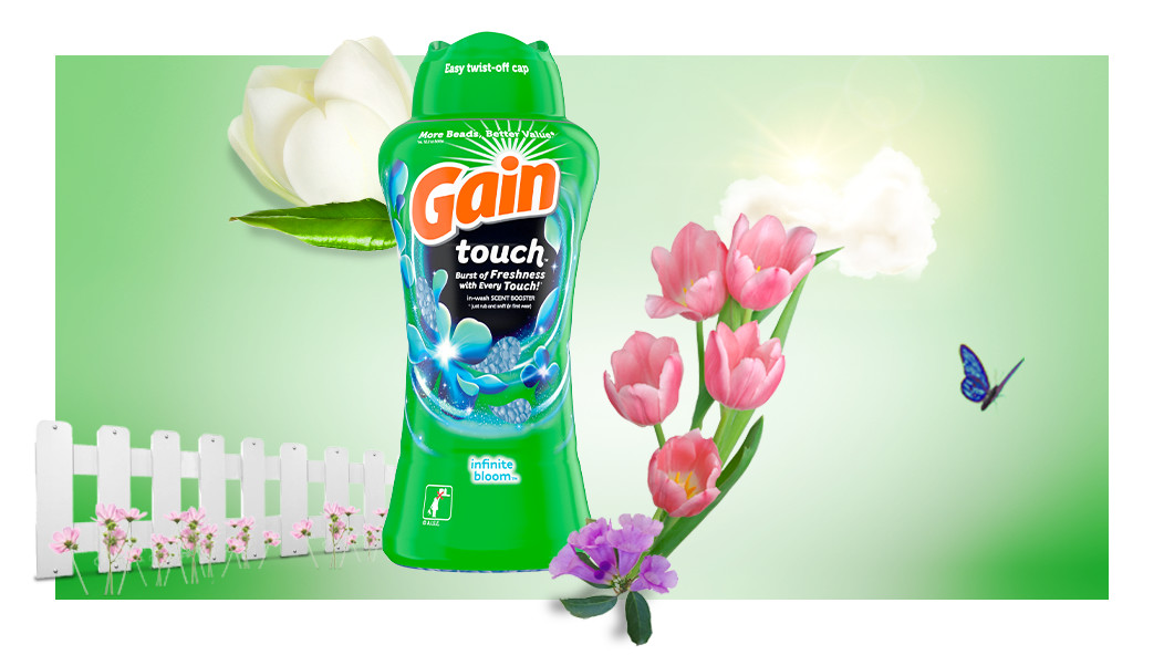 Scent experience of Gain Touch Infinite Bloom Fireworks Scent Booster
