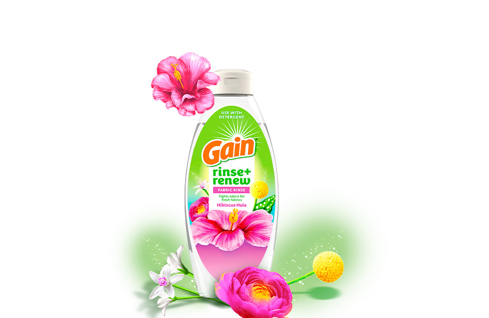 Gain Hibiscus Hula Laundry Products