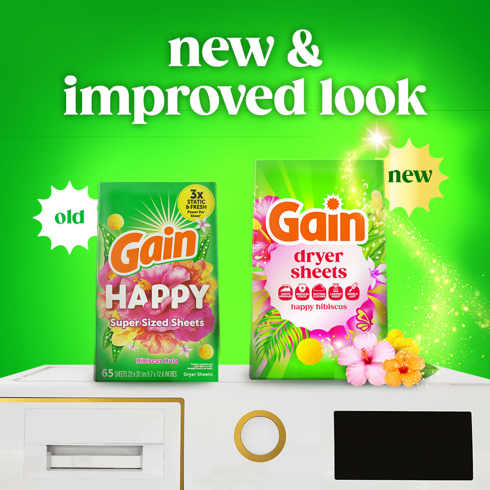 Gain Happy Fabric Softener Sheets