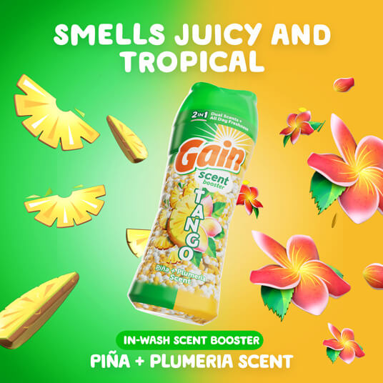 Tango Piña Plumeria 2-in-1 Laundry Scent Beads | Gain