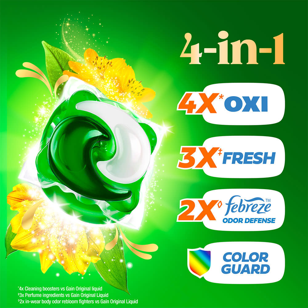 Gain Plus Original Flings Detergent Pacs