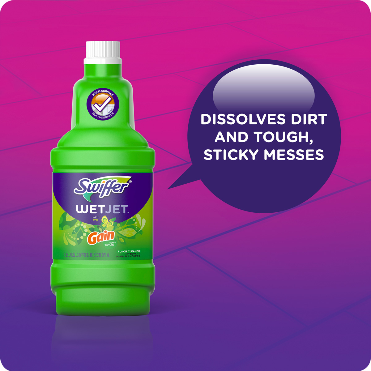 Swiffer Wet Jet Refills with Gain | Gain