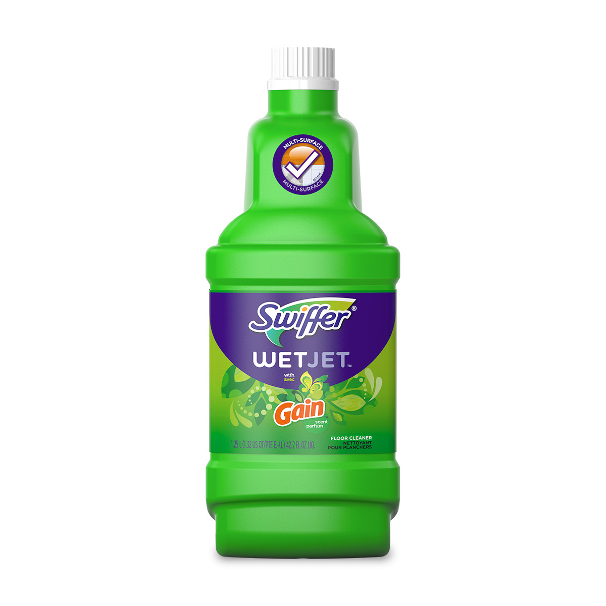 Swiffer Wet Jet Multi-Purpose Solution Refills With Gain