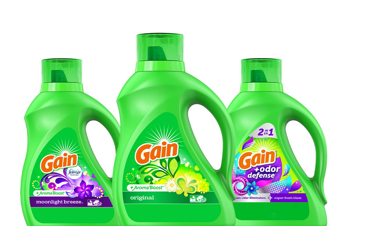 Shop Gain Liquid Laundry Detergent Products | Gain, image size:1220x746