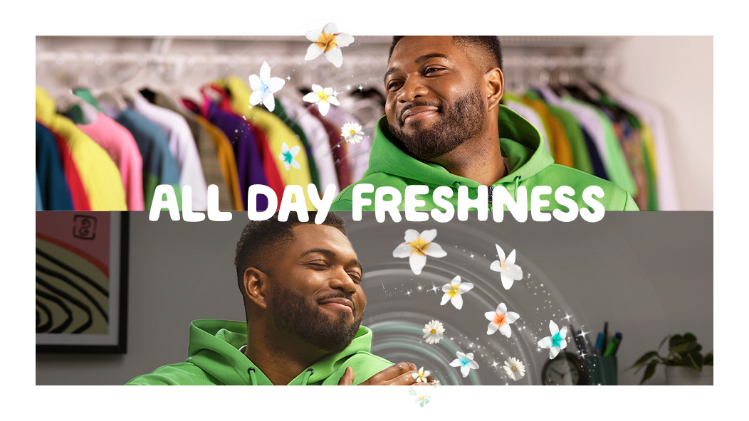 All day freshness with Gain Flings