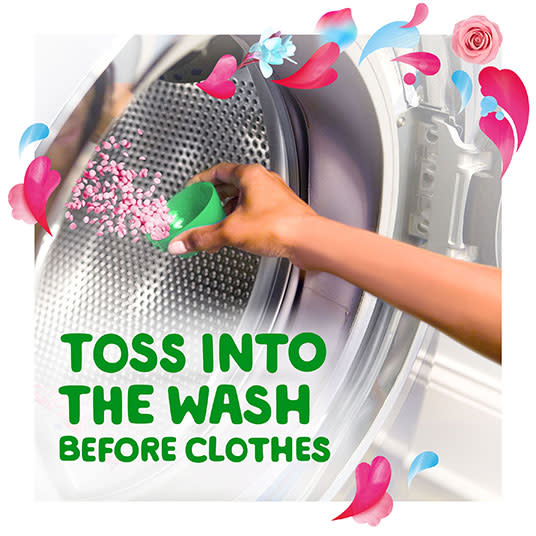 Toss Gain Spring Daydream Fireworks Scent Booster into the wash before clothes