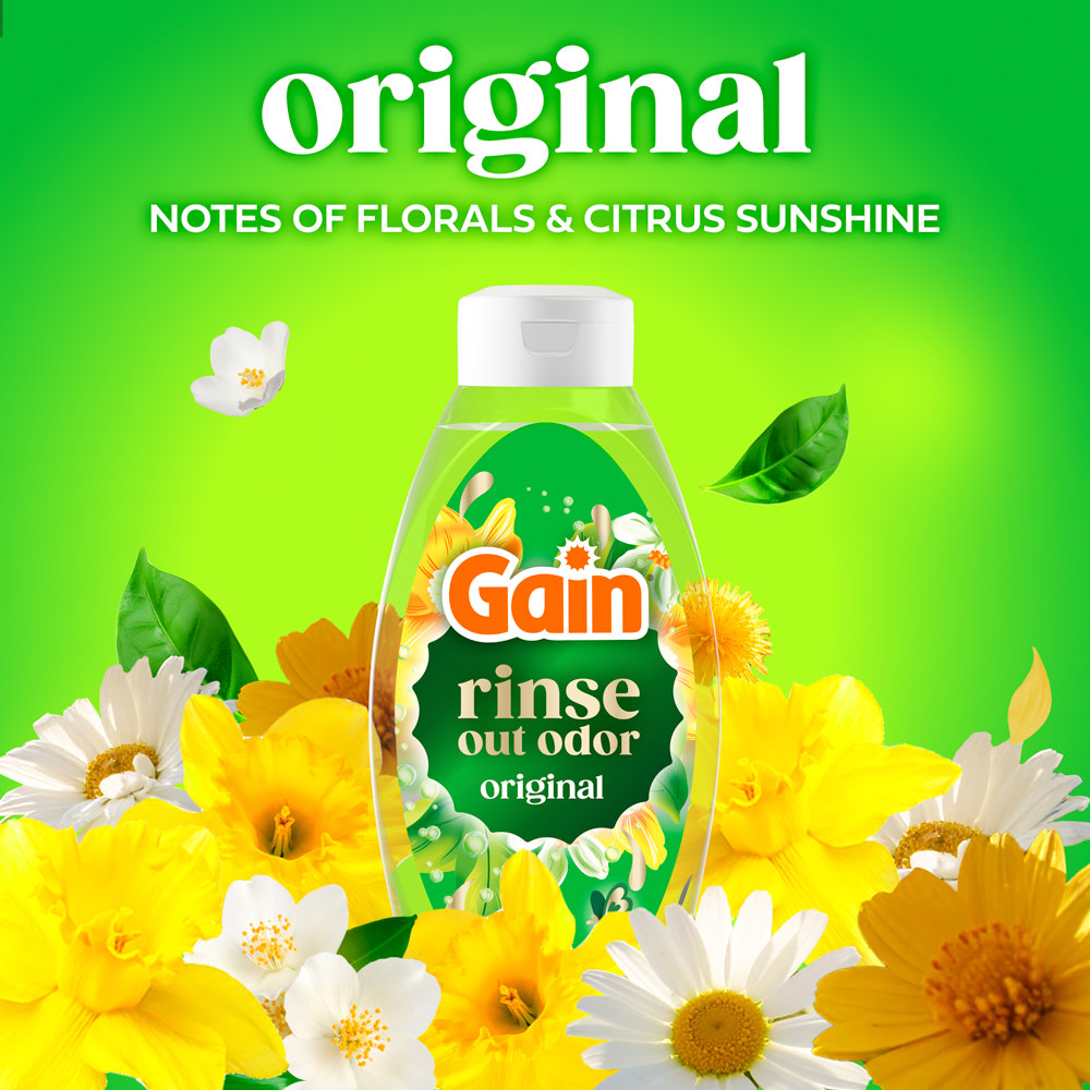 Gain Original Rinse and Renew Fabric Rinse secondary image 03 original notes of florals and citrus sunshine