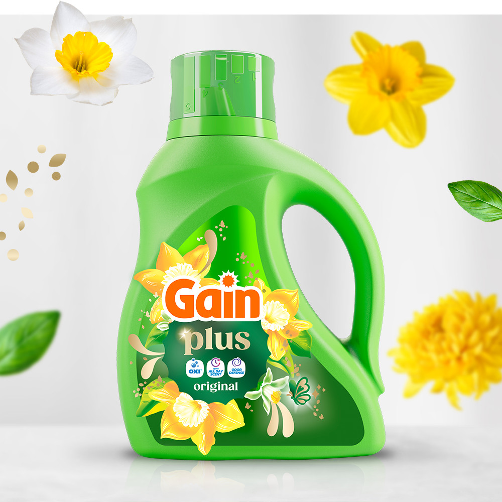 Gain Plus Original Liquid Detergent packshot