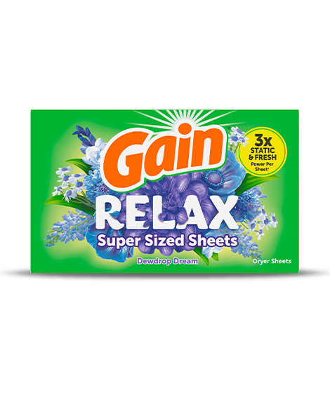 Gain Relax Fabric Softener Sheets