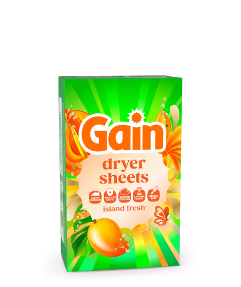 Gain Island Fresh Fabric Softener Sheets