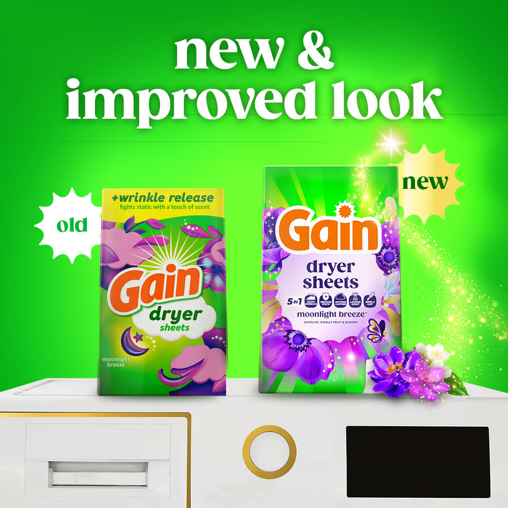 Gain Moonlight Breeze Fabric Softener Sheets