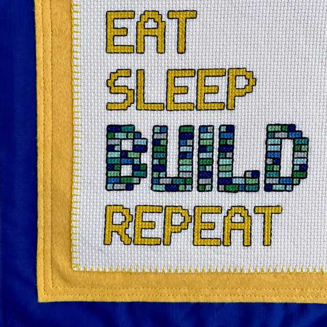 Product Image of Eat Sleep Build - Pattern Only #2
