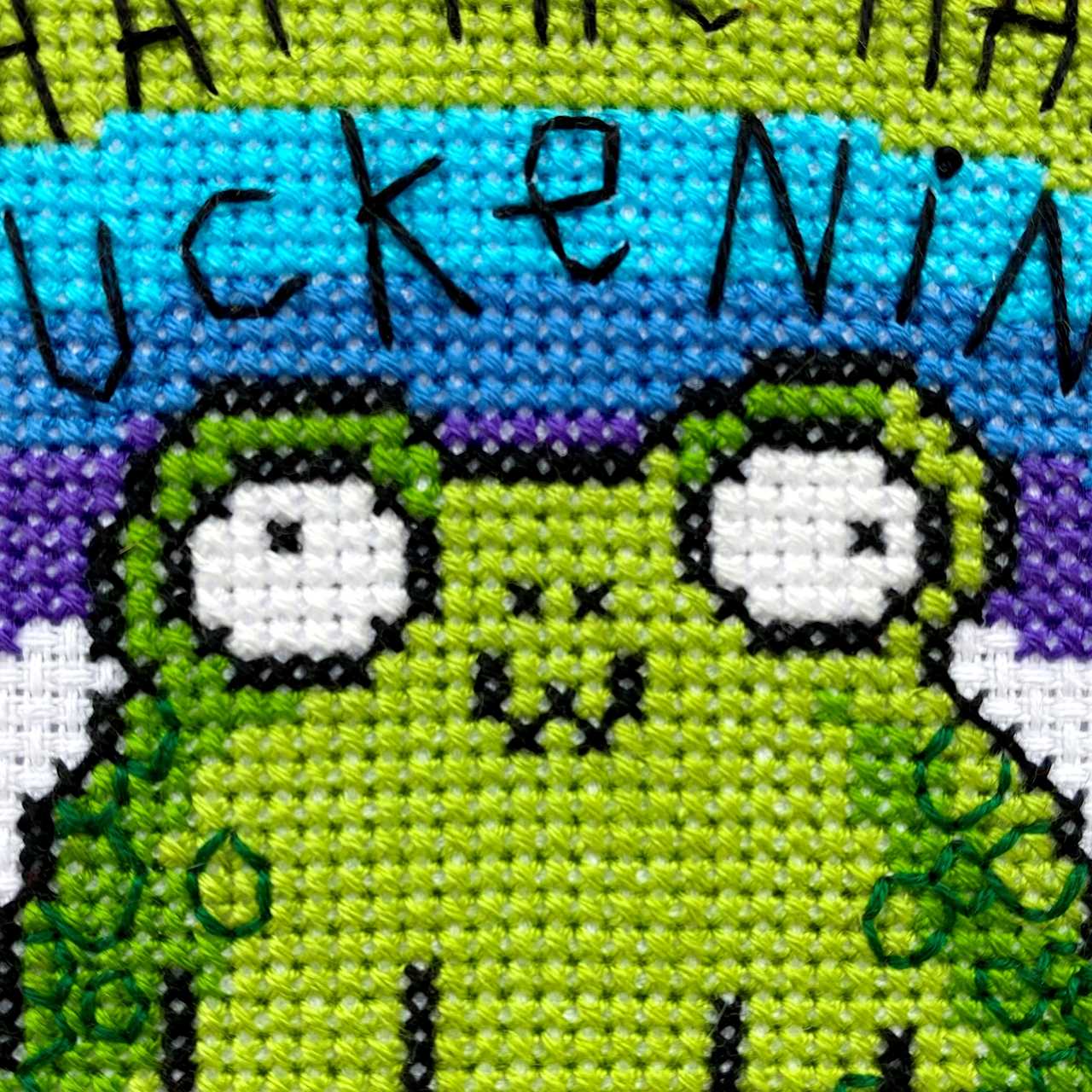 Hop Pattern Frog Frog - Pattern Only | Hoops and Crosses