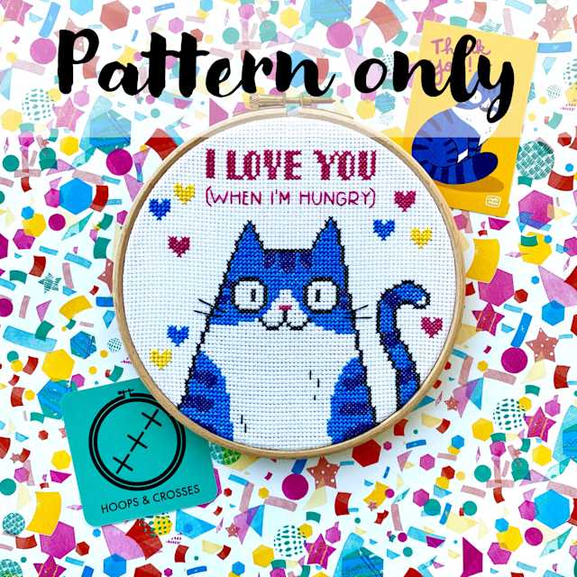 Product Image of I Love You - Pattern Only #1