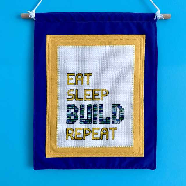 Product Image of Eat Sleep Build - Pattern Only #5