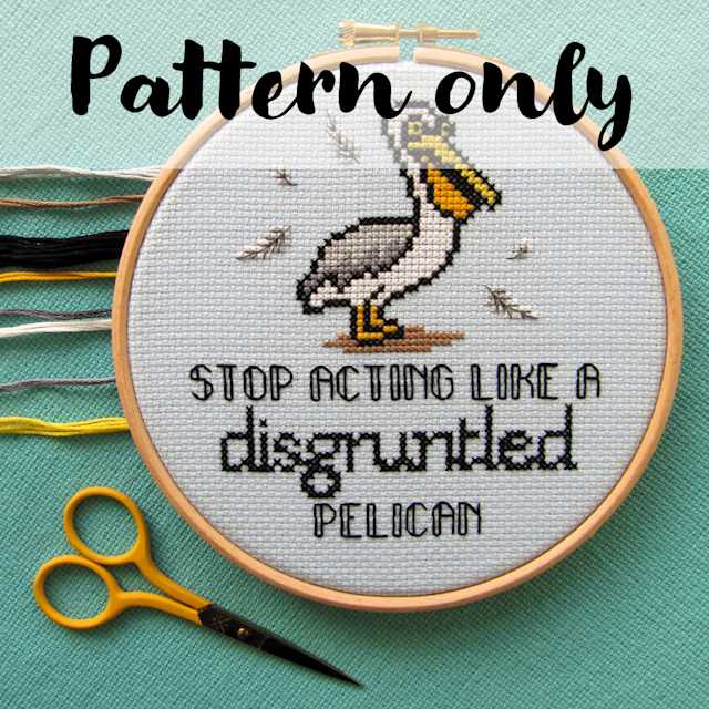 Product Image of Disgruntled Pelican - Pattern Only #1
