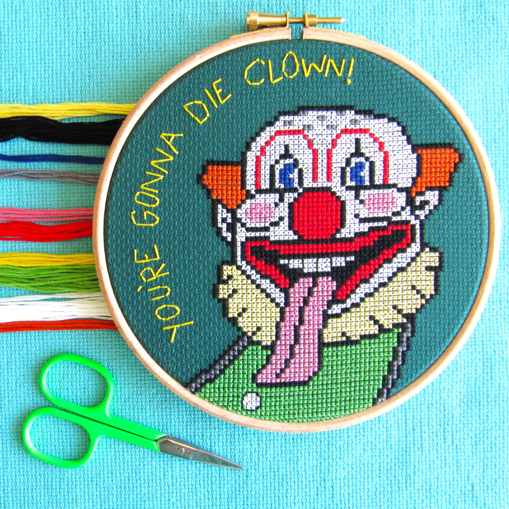 Happy Gilmore Pattern Only Hoops and Crosses