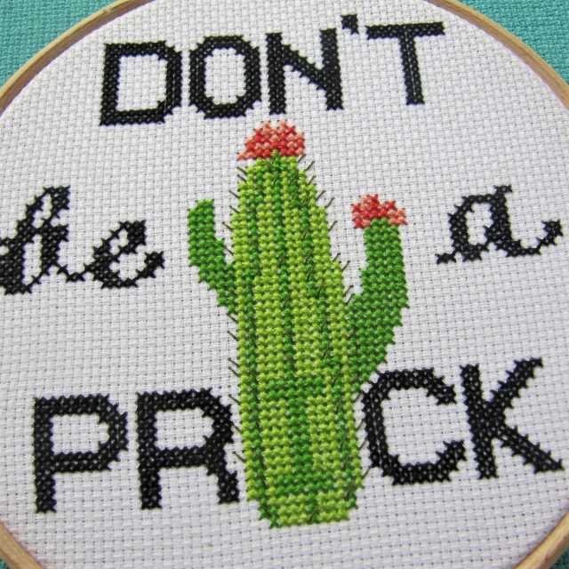 Product Image of Don't Be A Prick - Pattern Only #2