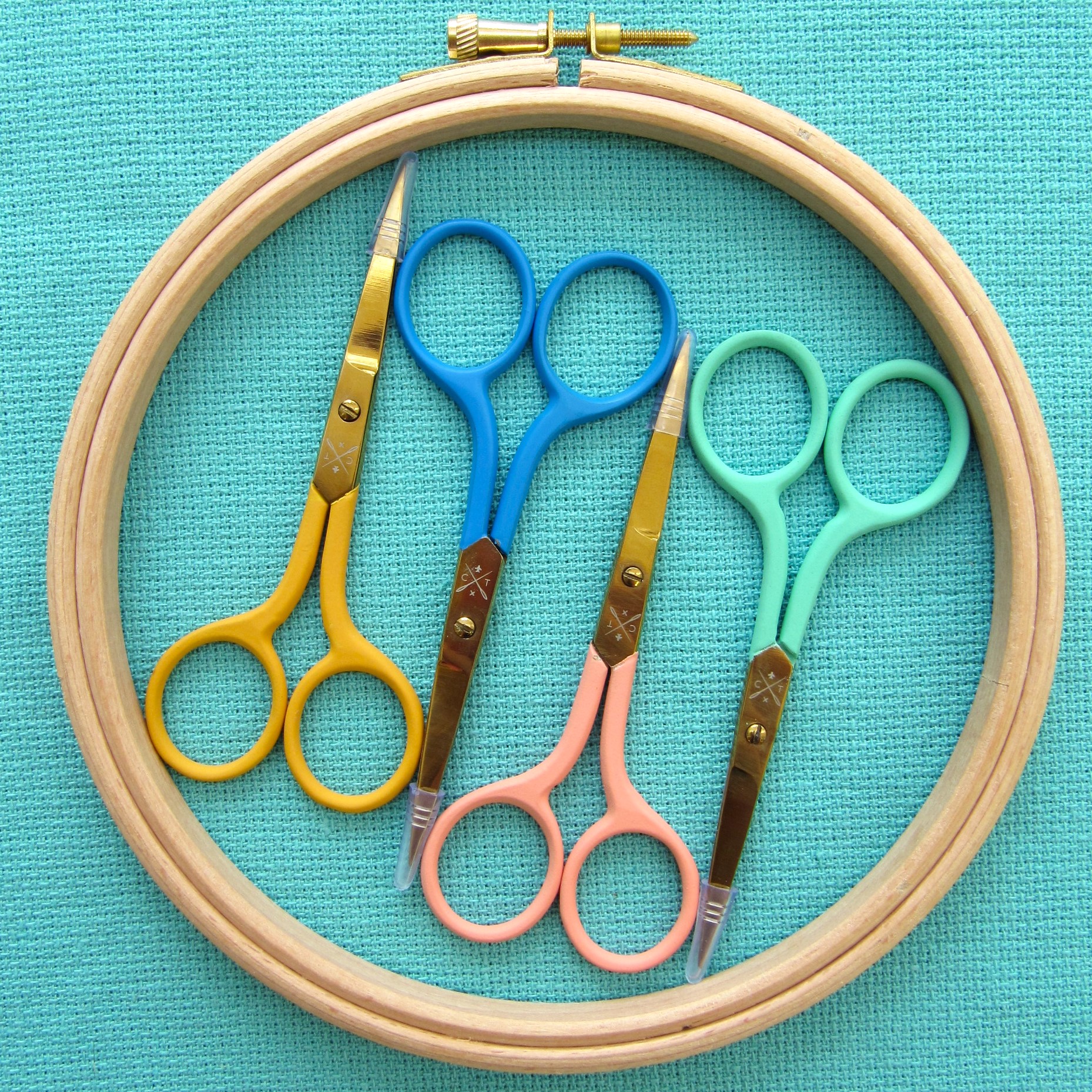 Product Image of Colourful Gold Scissors #3