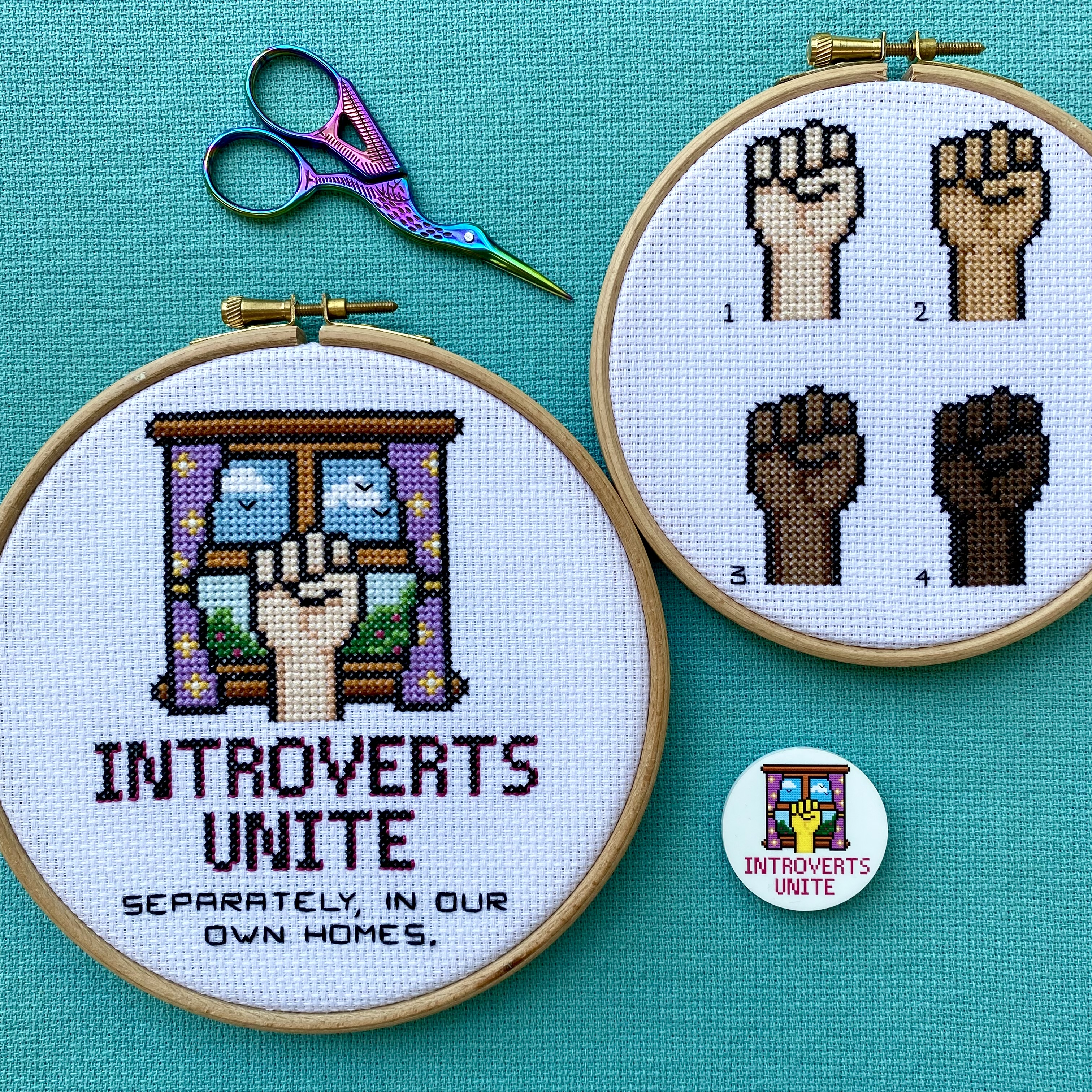 Product Image of Introverts Unite Needle Minder #4
