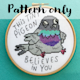 View Tiny Pigeon - Pattern Only product page