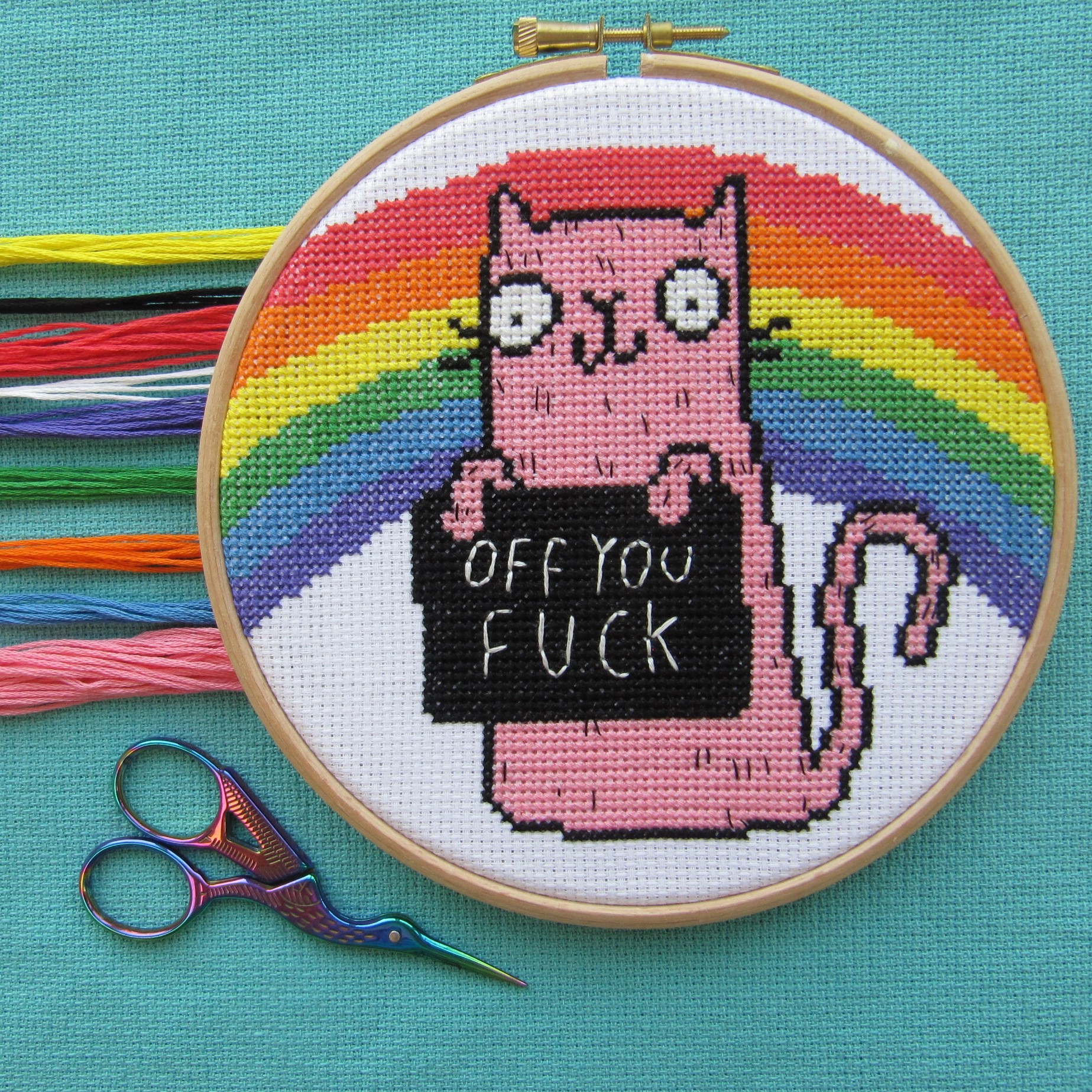 Product Image of Sweary Cat - Pattern Only #2