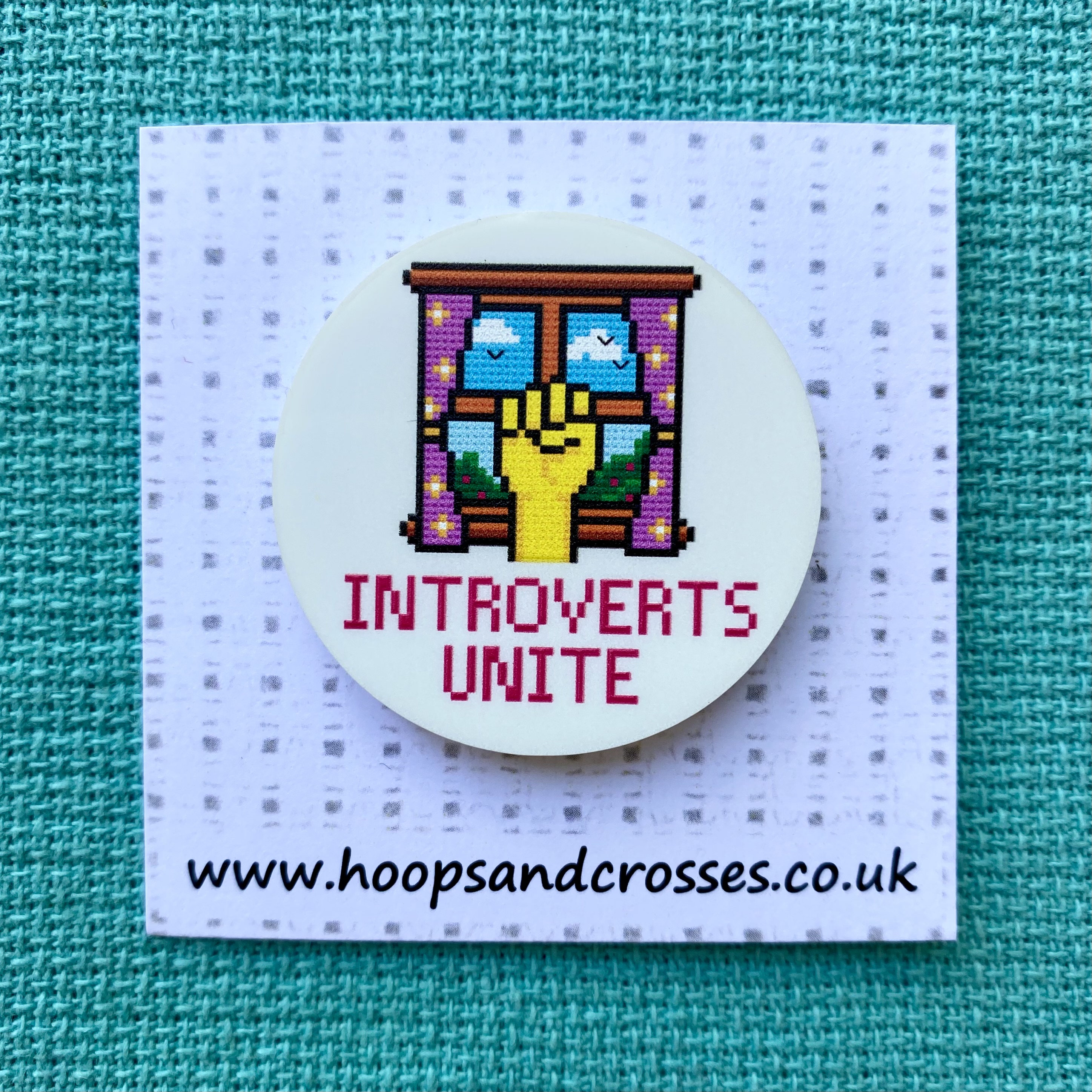 Product Image of Introverts Unite Needle Minder #2