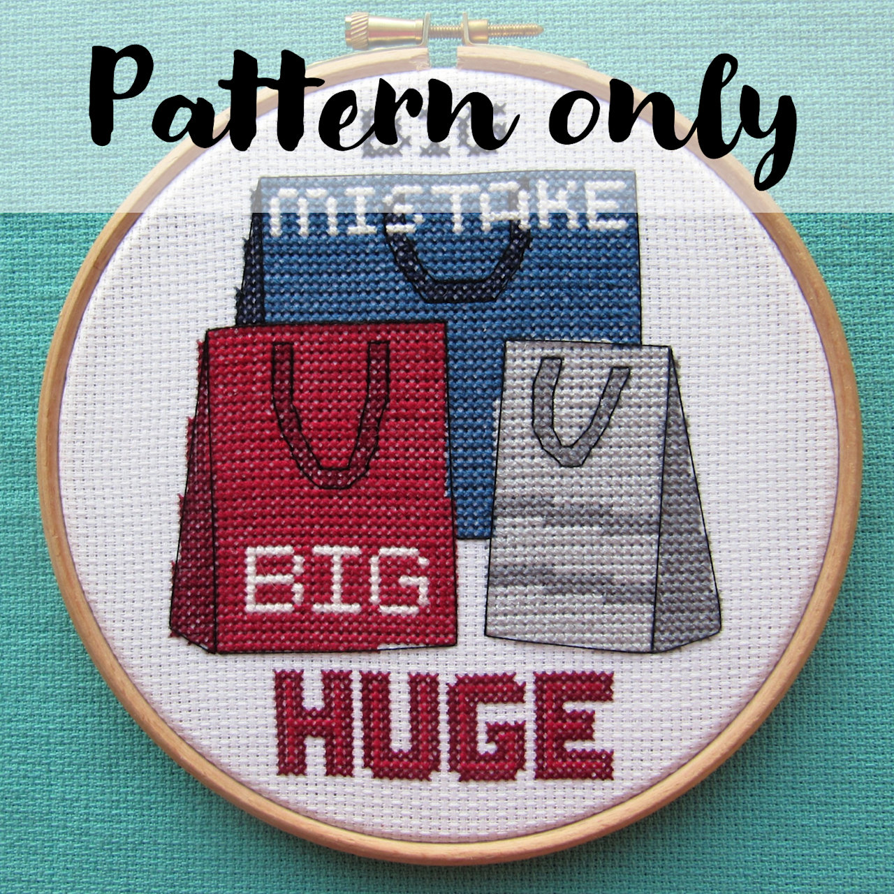Big Mistake - Pattern Only | Hoops and Crosses