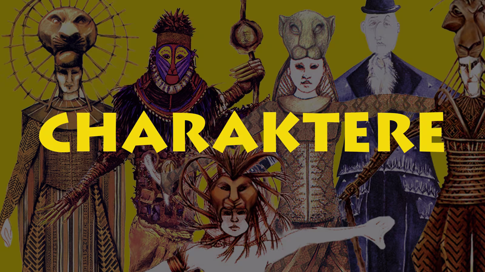Disneys Der König der Löwen Charaktere