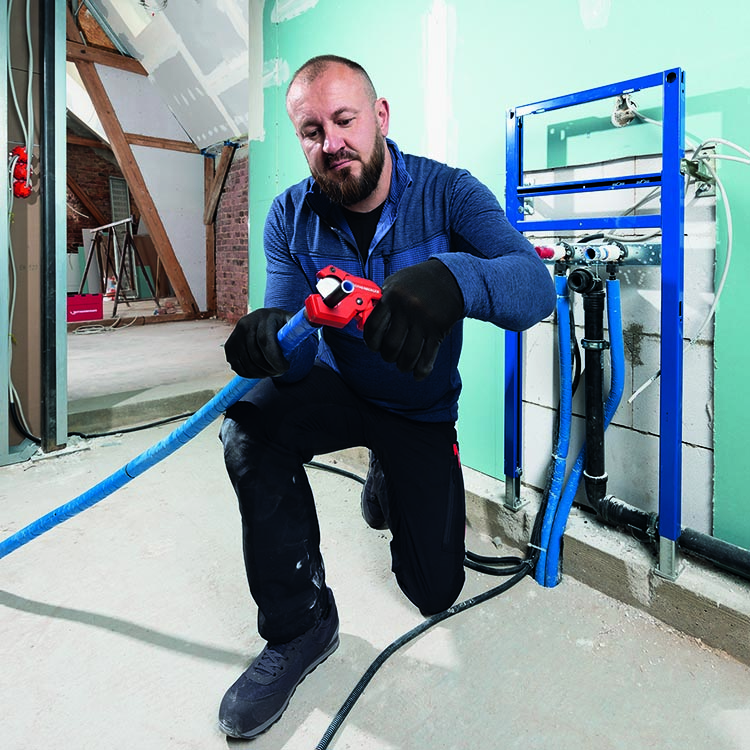 Knipex Abisolierzange ROTHENBERGER ROCUT TC 26, 0-26mm Manuelle Kunststoffrohrschere Rohrschneider Kunststoff