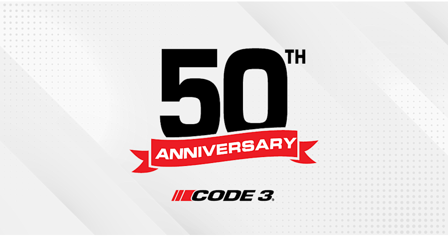 Code 3 Marks 50 Years of Excellence in Emergency Vehicle Solutions - Code 3
