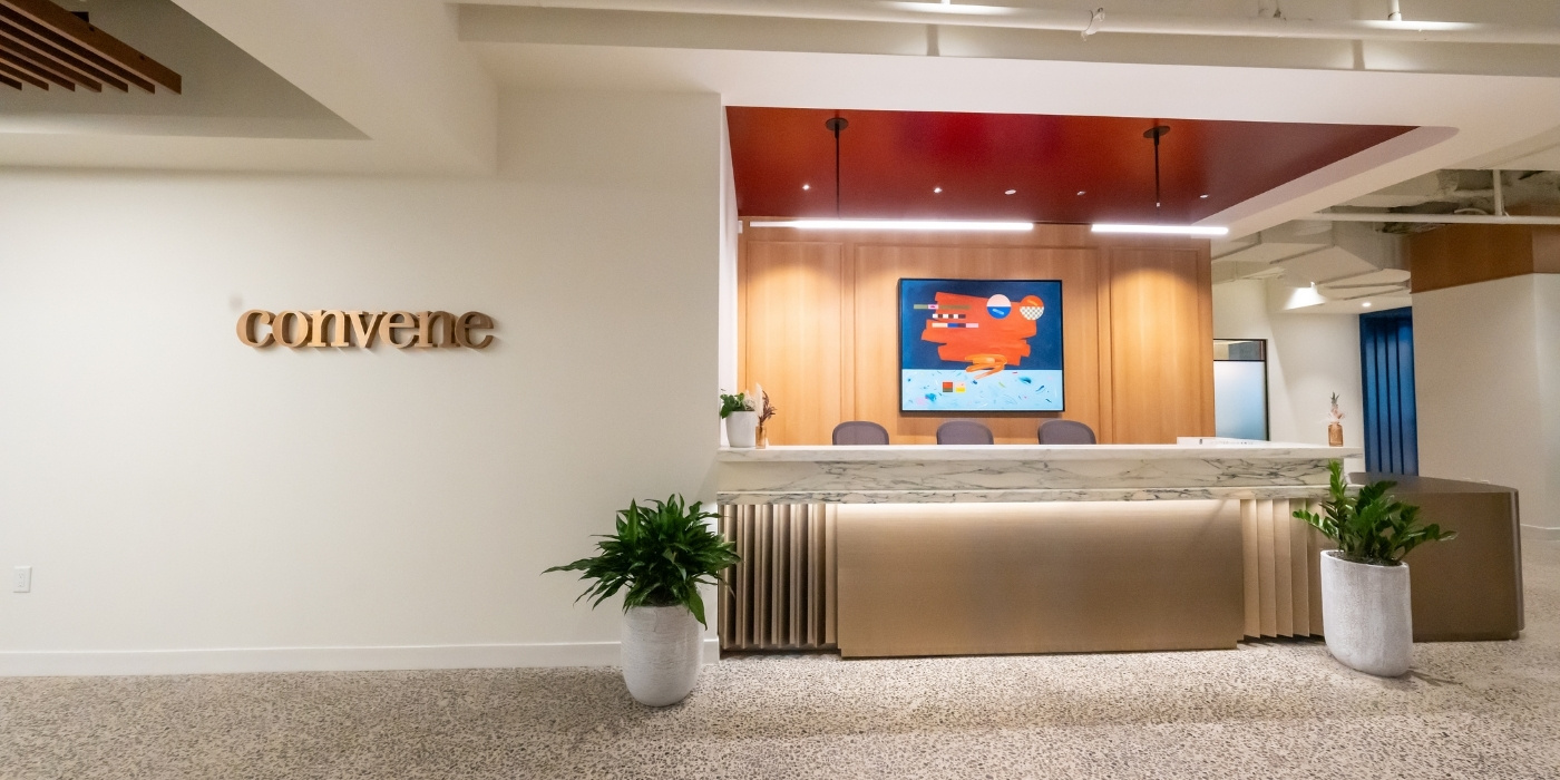 Convene 360 Madison Avenue 6th Floor Reception Welcome and Reception Desk