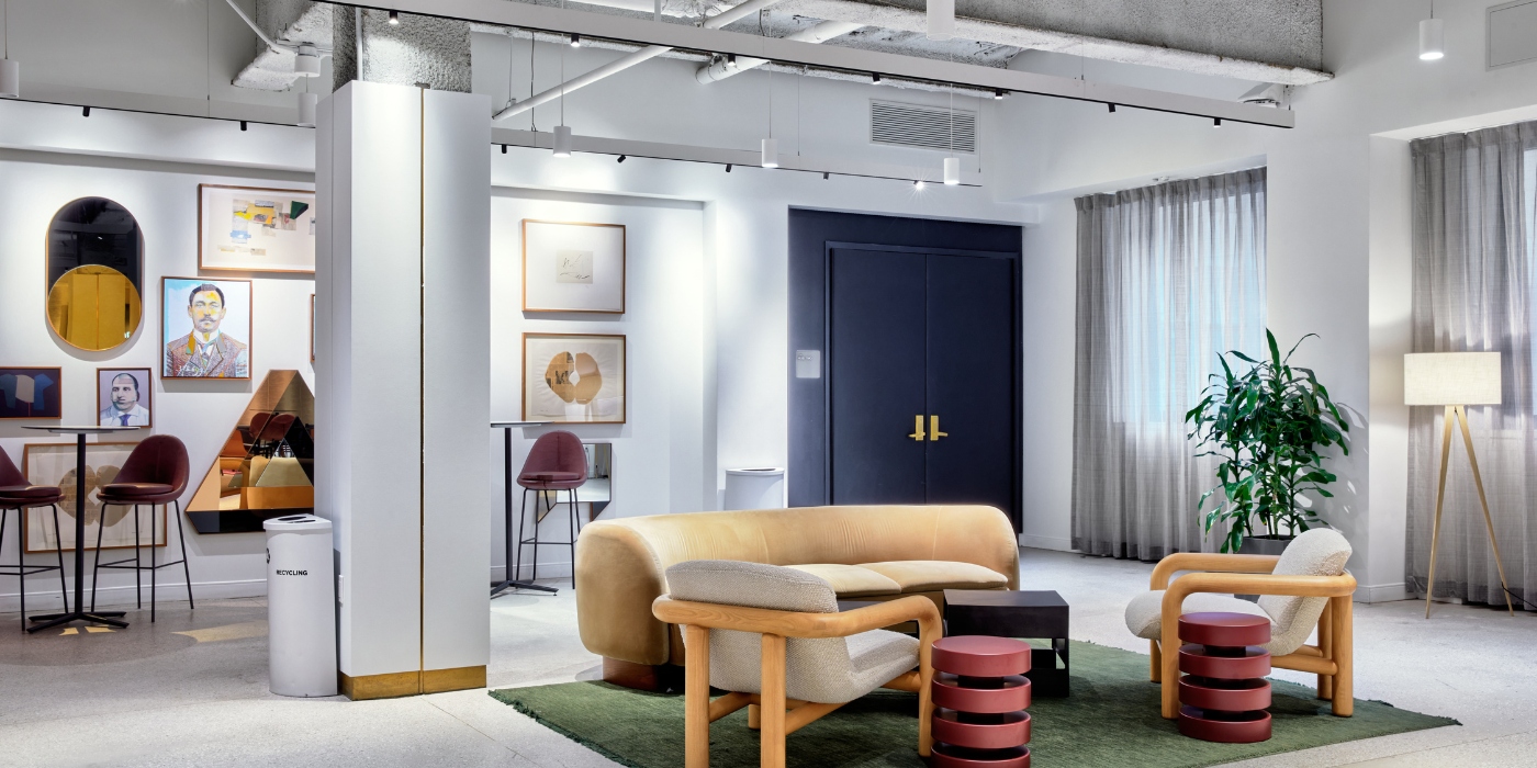 117 West 46th Street Living Room