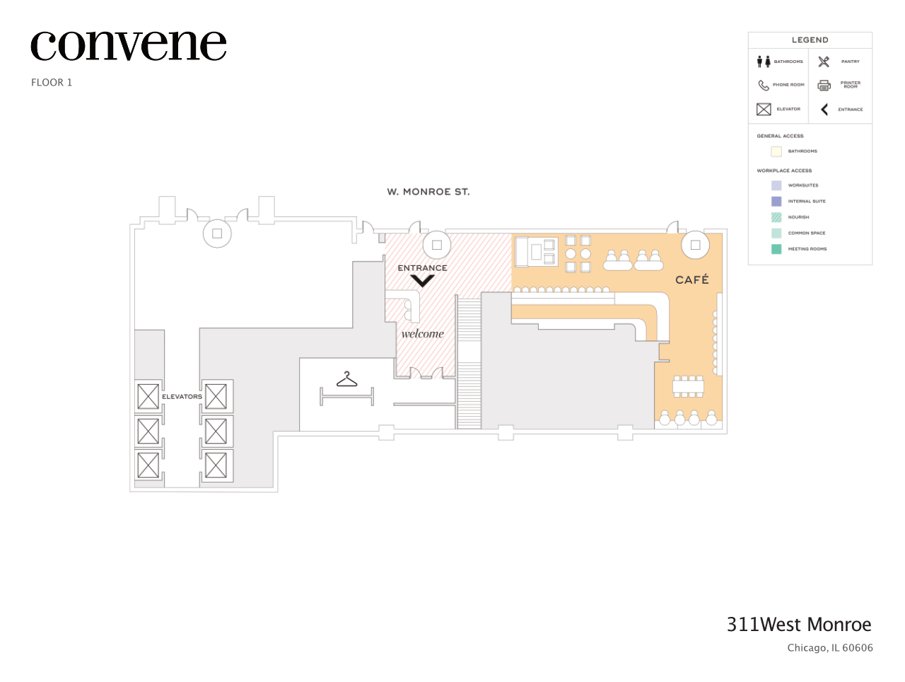 Floor Plan - 311 W Monroe Meetings 2ndfl