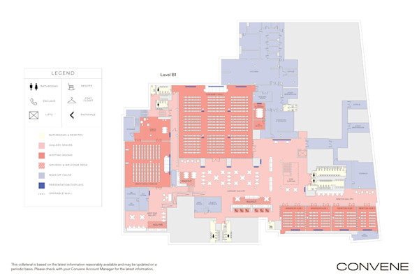 Convene Rathbone Level B1 Floor Plan