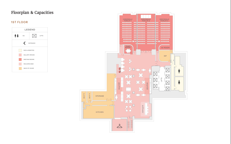 200 Aldersgate, St. Paul's 1st Floor Plan