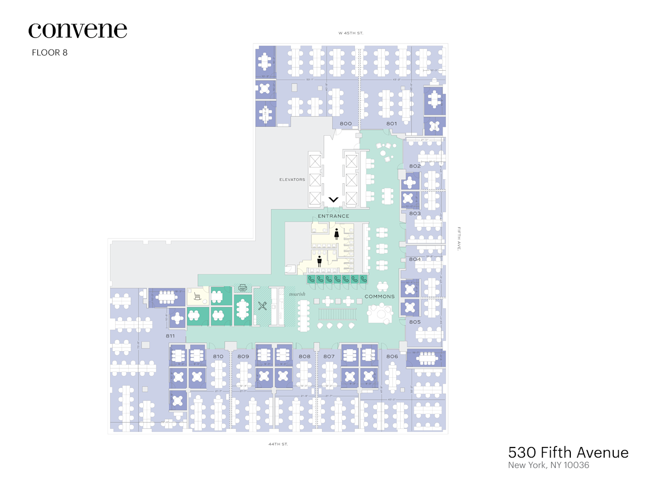 Floor Plan - 530 Fifth Ave 8thfl