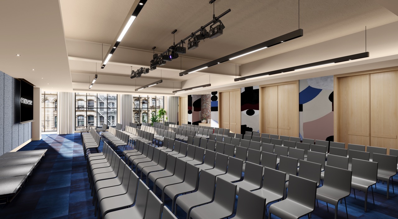Convene 555 Broadway Meeting and Event Space Forum Rendering