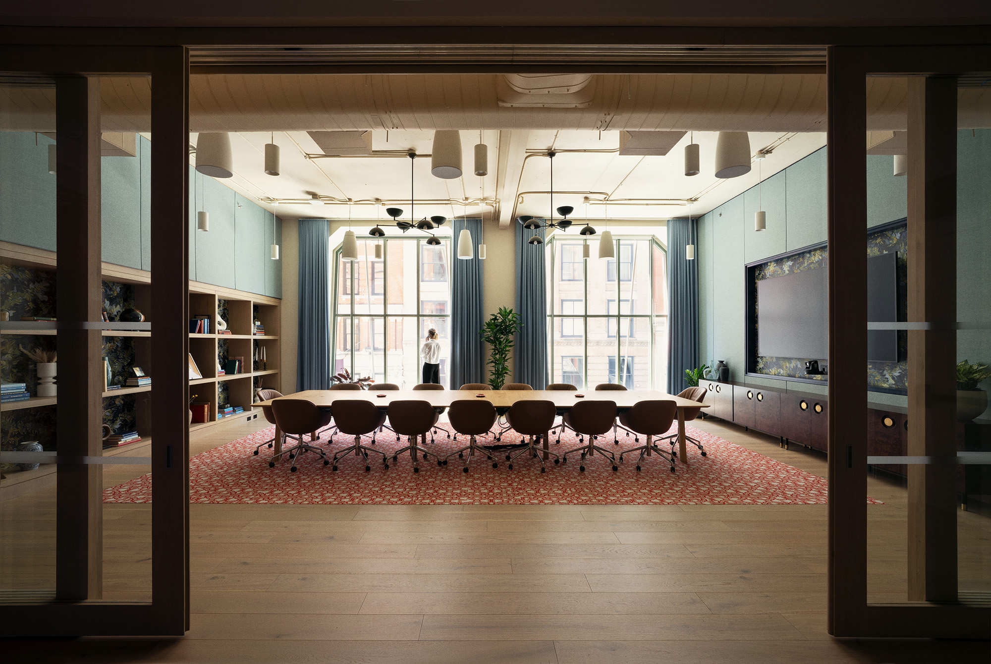 Convene 555 Broadway Loft Boardroom is perfect for bringing large executive teams or department heads together, in the heart of SoHo 