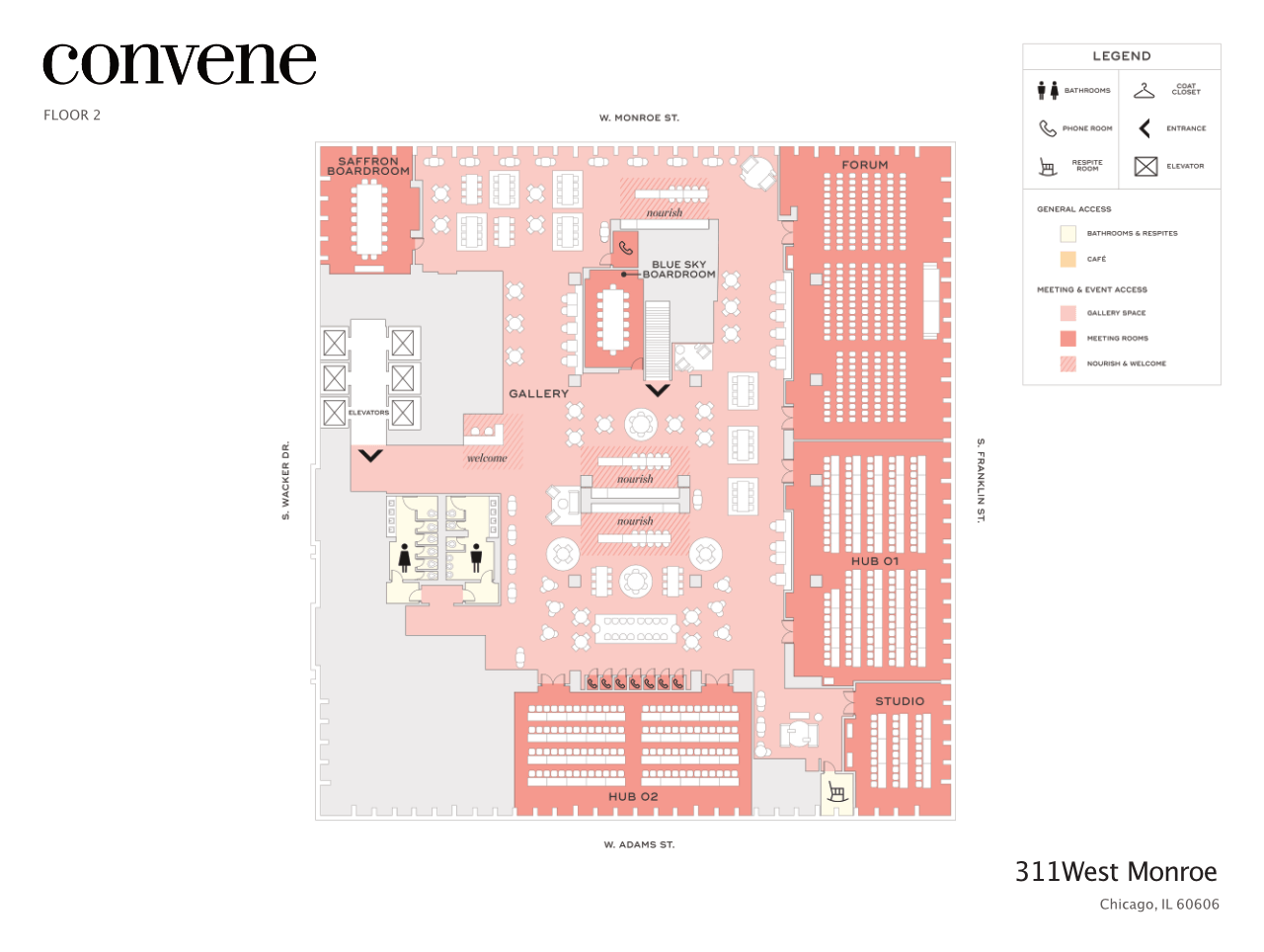 Floor Plan - 311 W Monroe WorkPlace 3rdfl