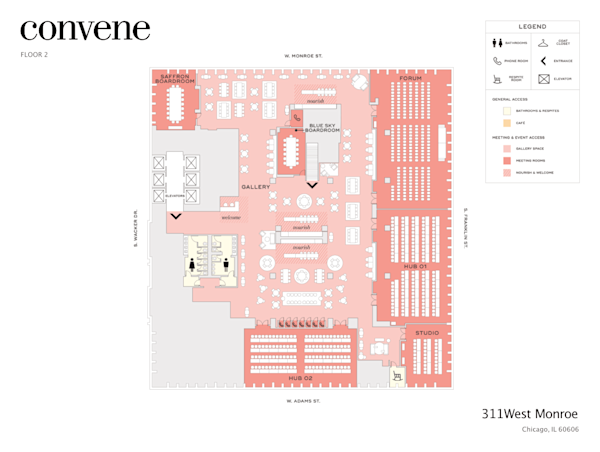 Floor Plan - 311 W Monroe WorkPlace 3rdfl