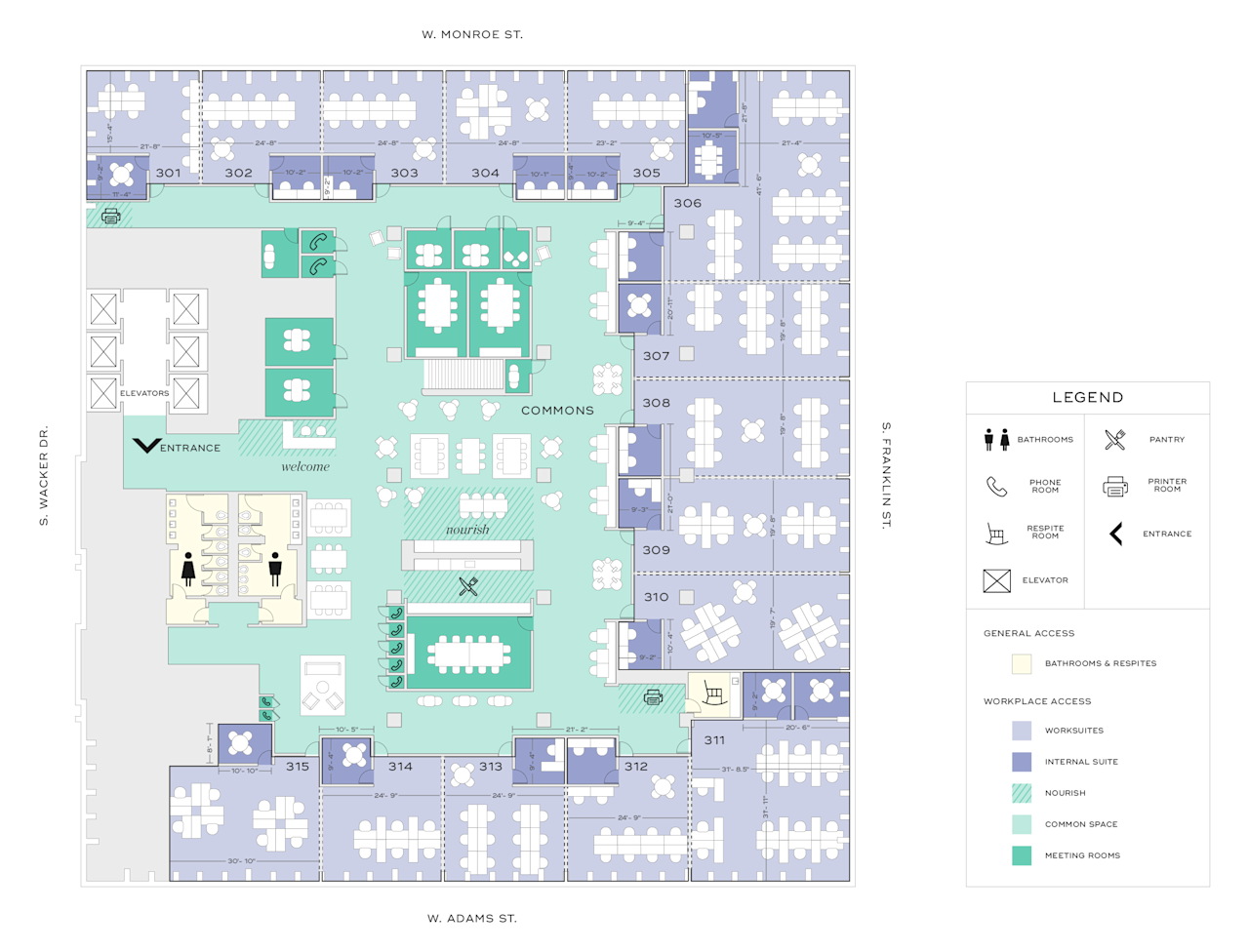 311 West Monroe Street | Tech-Enabled Meetings, Events & Office Spaces ...