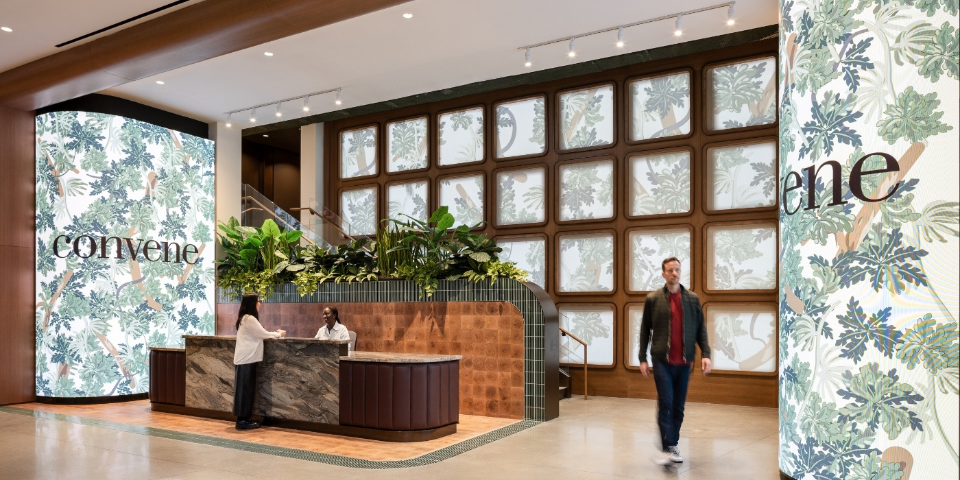 Convene 30 Hudson Yards downstairs entrance, welcome and check-in desk